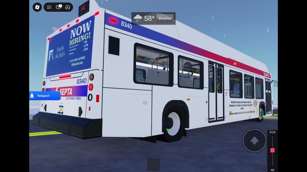 SEPTA 2010 Hybrid New Flyer DE40LFR #8340