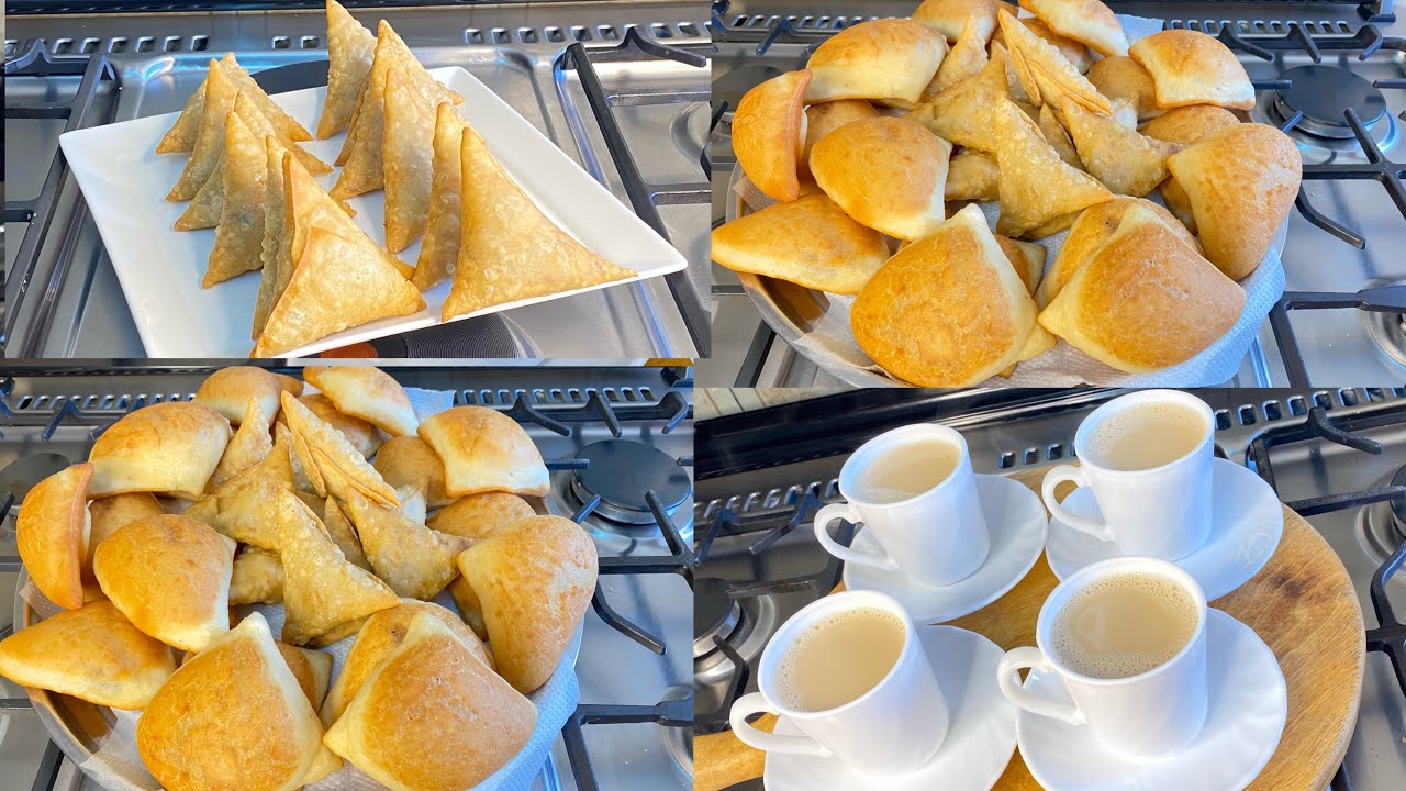 Qurac Dhamestiran Mandazi Sambus IYO Shah an cadi ahayn🤤breakfast recipe&special tea