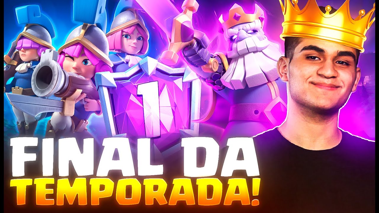 PUSHHHHH FINALLL DE TEMPORADAAA + LIVE INFINITA HOJE?? - CLASH ROYALE AO VIVO
