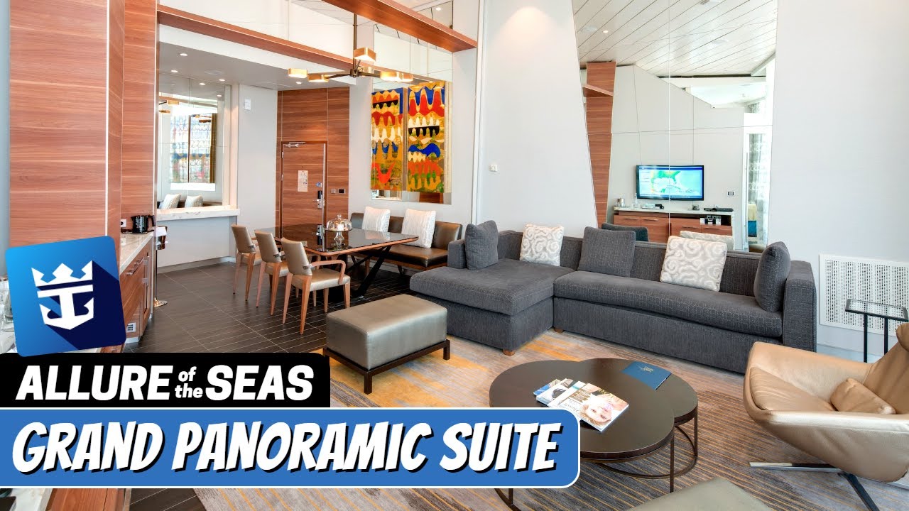 Allure of the Seas | Grand Panoramic Suite Tour & Review 4K | Royal Caribbean Cruise