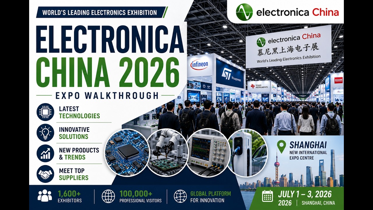 Electronica China Shanghai 2026 | Electronics Suppliers, Innovations & Full Expo Walkthrough +Names