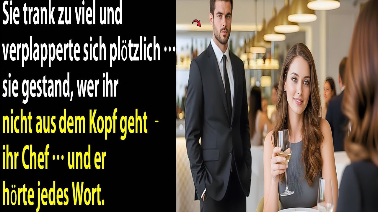 Betrunken gestand sie ihre Fantasie über ihren Chef – ohne zu wissen, dass er alles hörte.