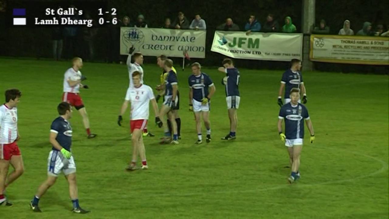 Highlights of the 2016 Northern Switchgear Antrim Senior Football Championship Semi - Final