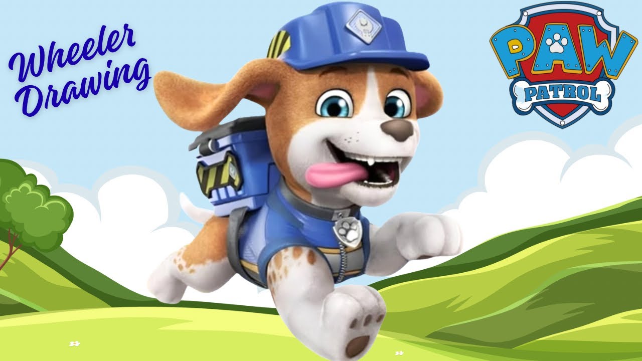 Paw Patrol - Easy Wheeler drawing || Easy drawing for kids 