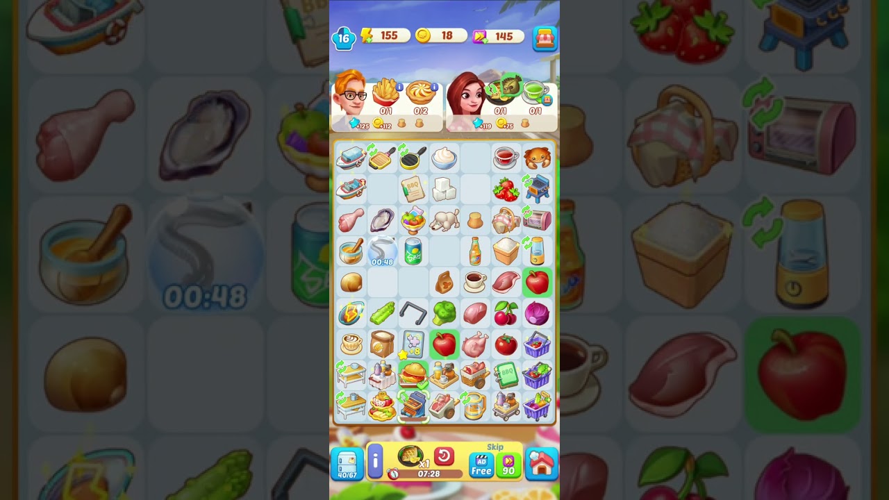 Merge Cooking - Level 16 - 17