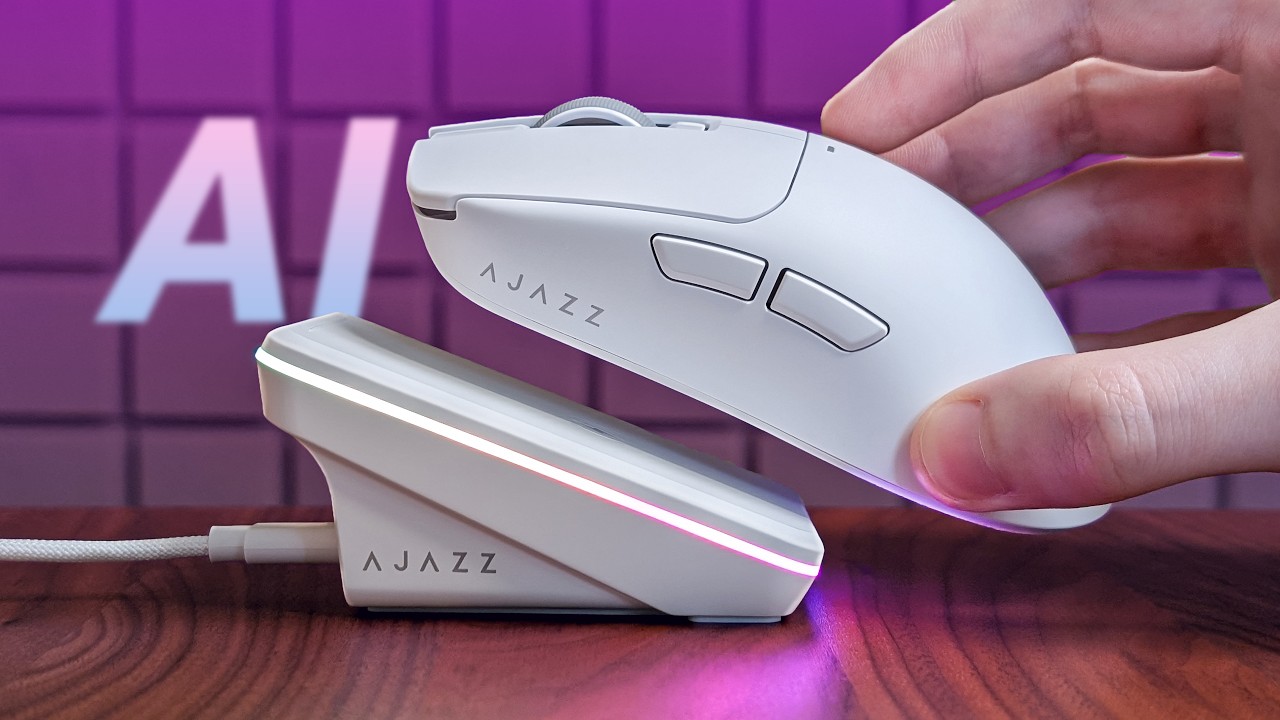 Странная мышь Ajazz с ИИ и беспроводным доком