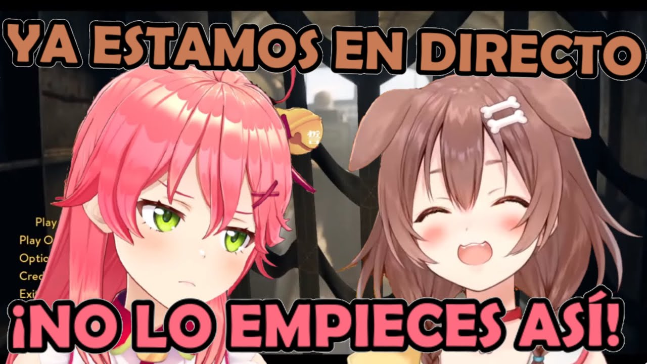 Korone y Miko NO SE DAN CUENTA de que ESTÁN en DIRECTO [Sub Esp] [Hololive]