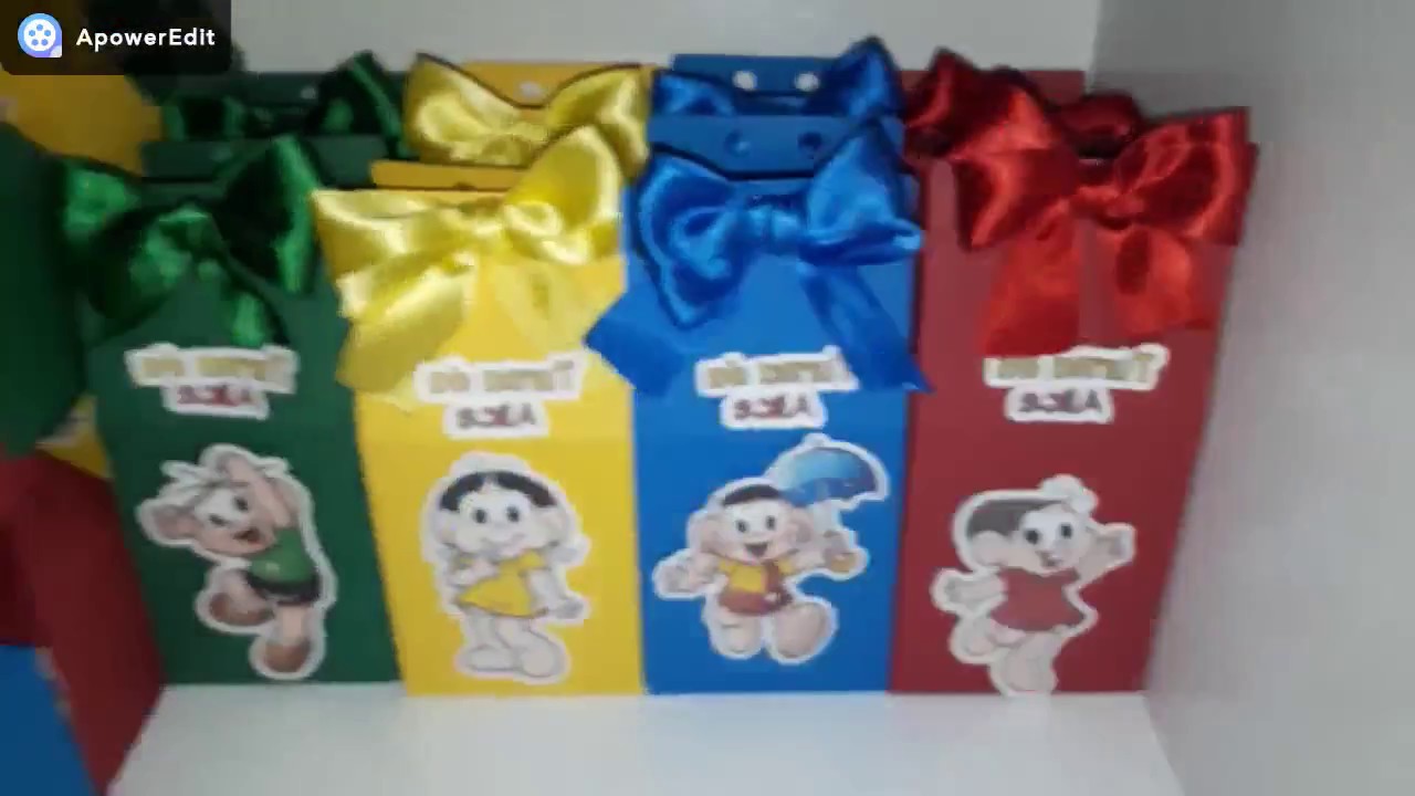 Preparativos festa turma da Mônica- Personalizados