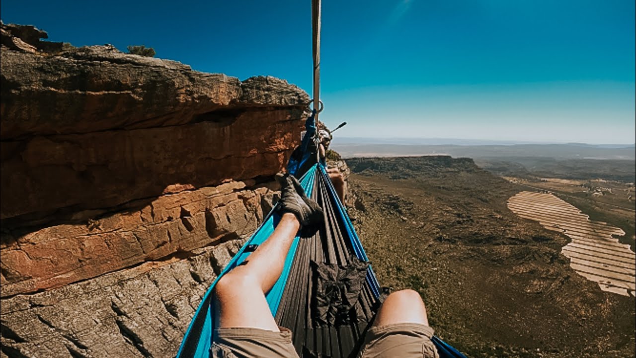 Wow! First-Ever Base Jump From a Single Koala Hammock in South Africa | Crua Outdoors Becomes Crua™