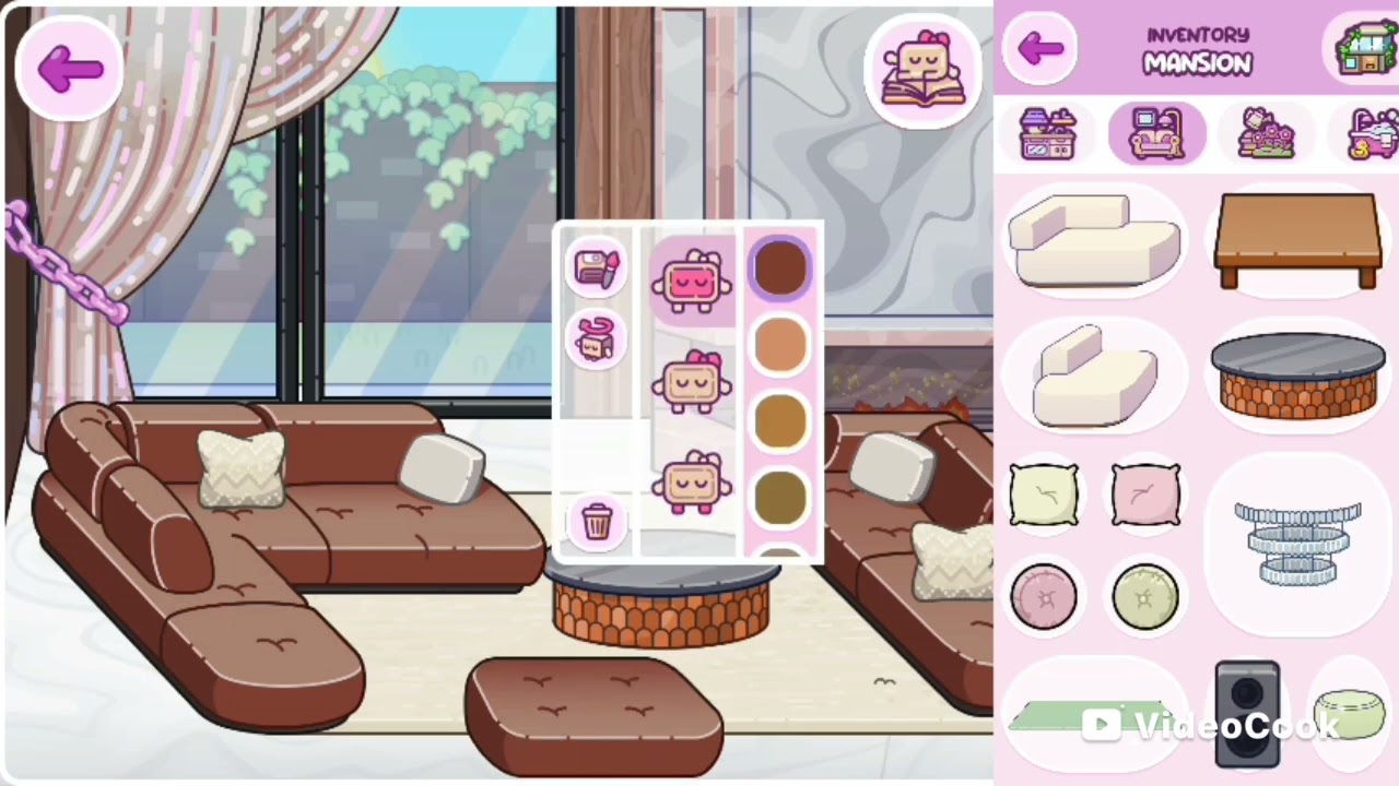 Free mansion house design part 3 : the living room.