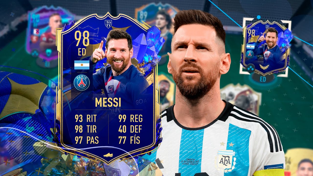 ¿GOAT o ESTAFA? MESSI 98 TOTY REVIEW - FIFA 23 ULTIMATE TEAM