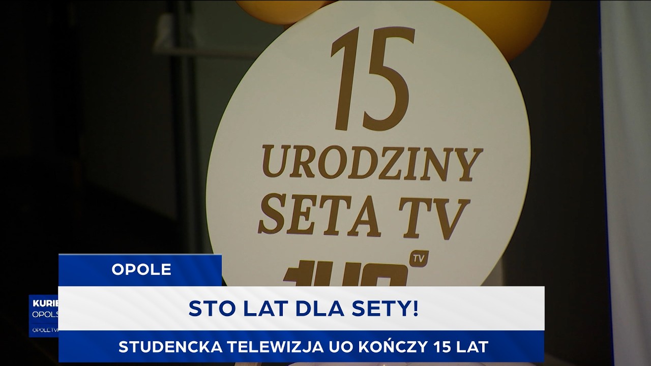 Sto lat dla SETY! Studencka telewizja UO kończy 15 lat