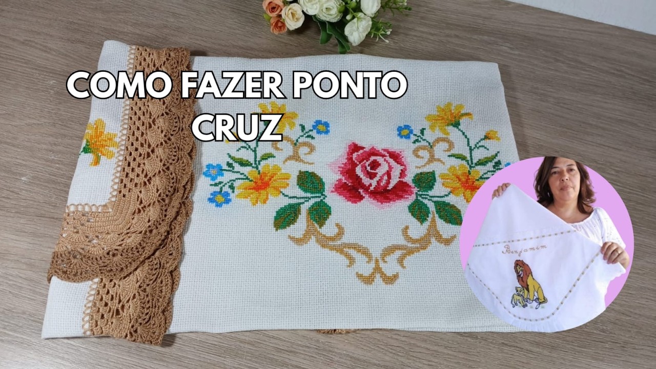como fazer ponto cruz