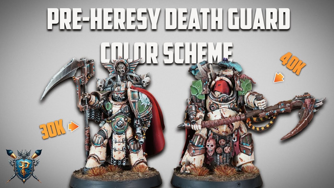 How to Paint Pre-Heresy Death Guard Color Scheme | Warhammer