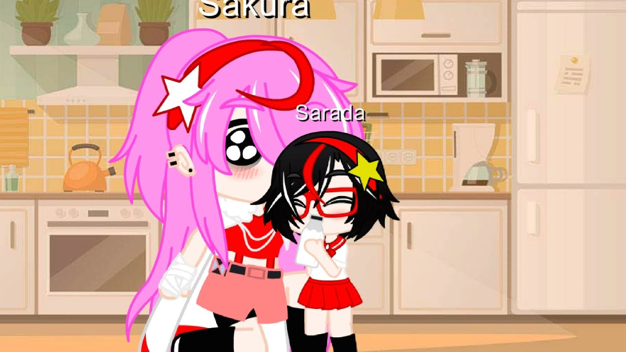 |Kushina e Mikoto em Konoha 24hs|Sasunarusaku & suas crias|Anime Naruto|1/?|Gacha clube|