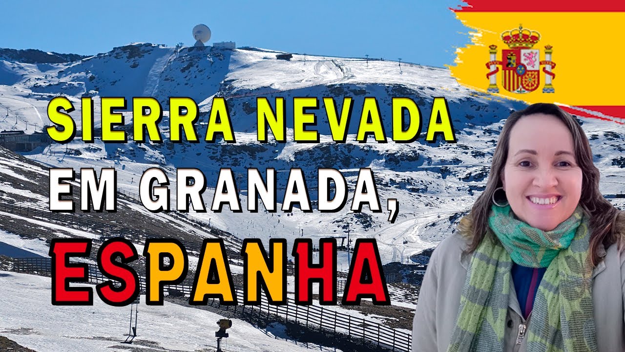 Neve em Sierra Nevada, Granada, Espanha 360º
