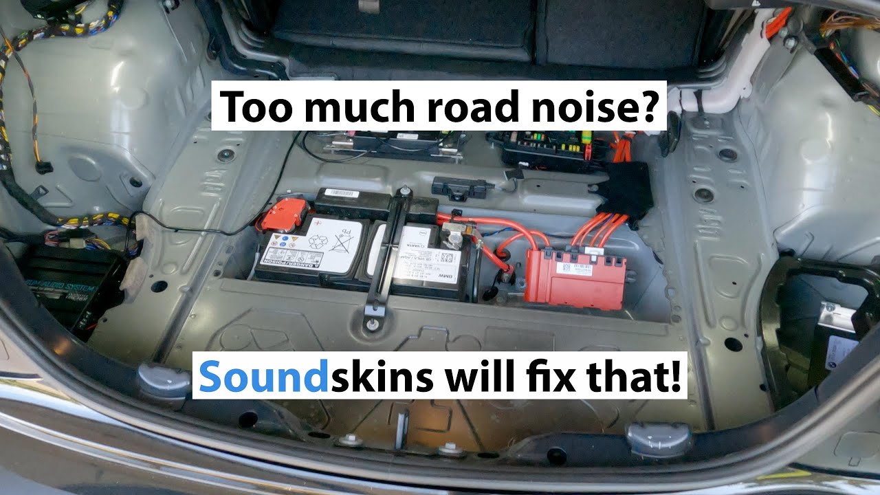 Уменьшите шум дороги и улучшите качество звука с Soundskins! ЛЕГКИЙ способ сделать багажник своим...