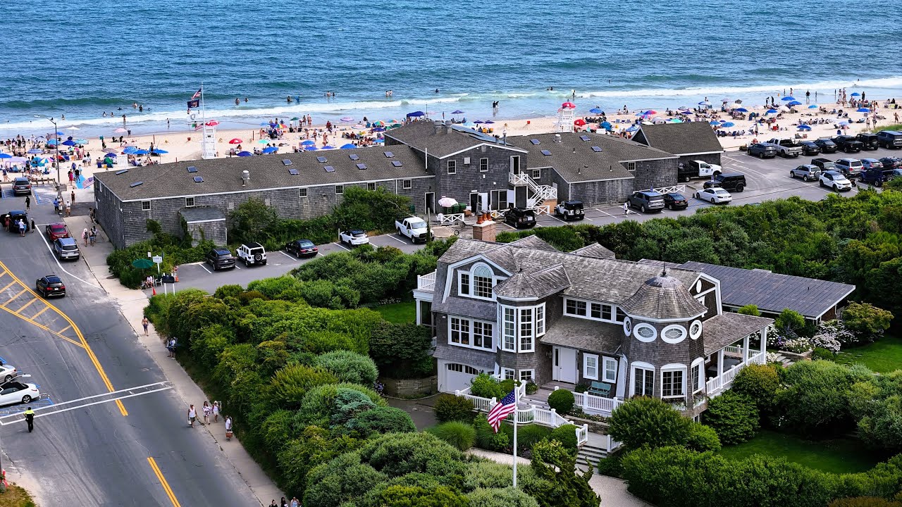 Exclusive Aerial Footage of East Hampton's Main Beach in Long Island, NY