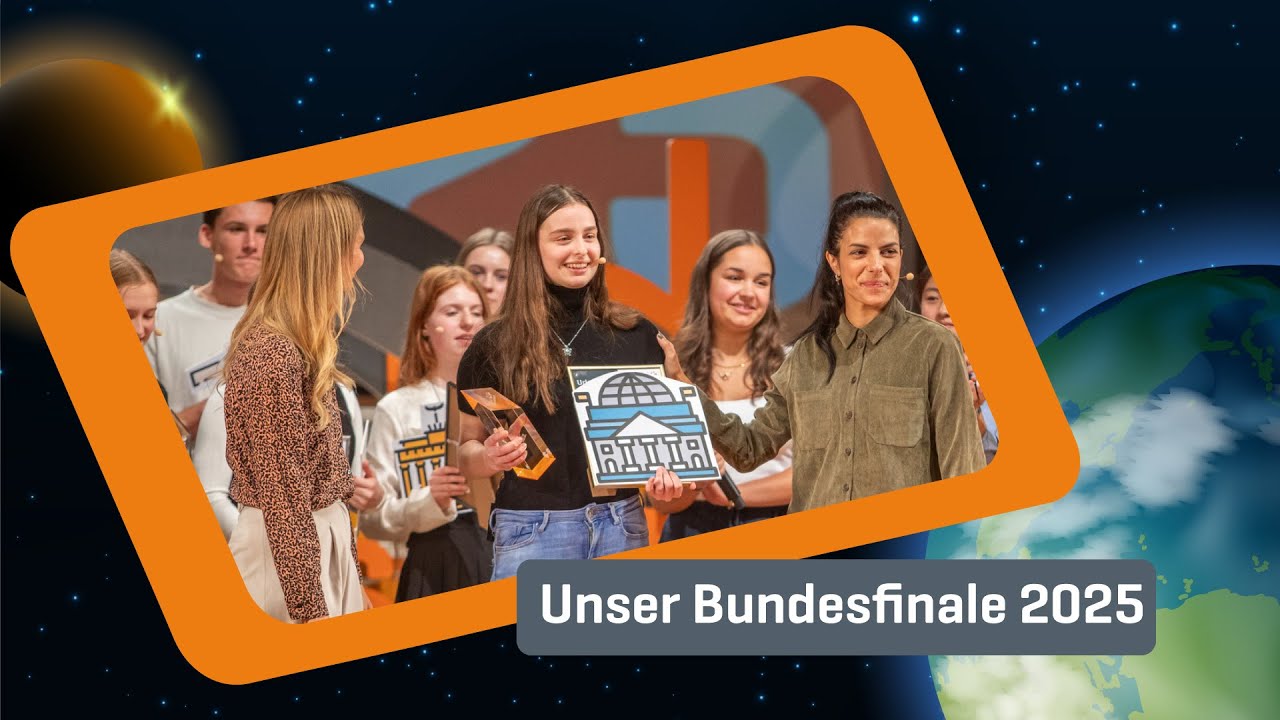 Das Bundesfinale 2025 – Die besten Präsentationen auf der großen Bühne von Jugend präsentiert