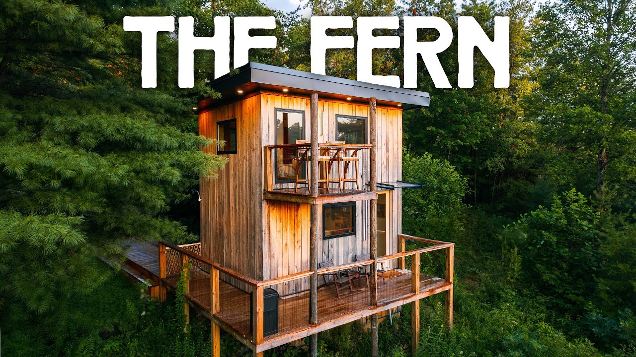 Inside This Tiny House w/ Secret Rooftop Deck!