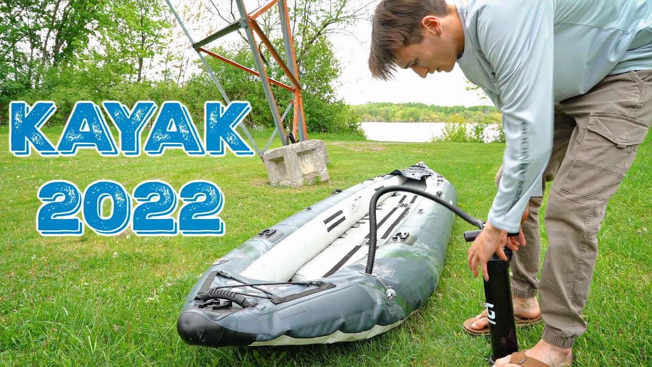 J'essaie mon Nouveau Kayak Gonflable avec ma Soeur! (+ Pêche au Brochet!)