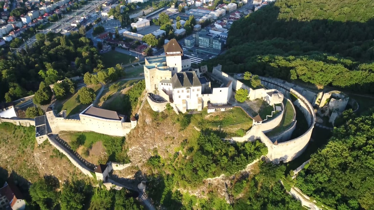 Hrad Trenčín, Castle Trencin, 4K, 2017