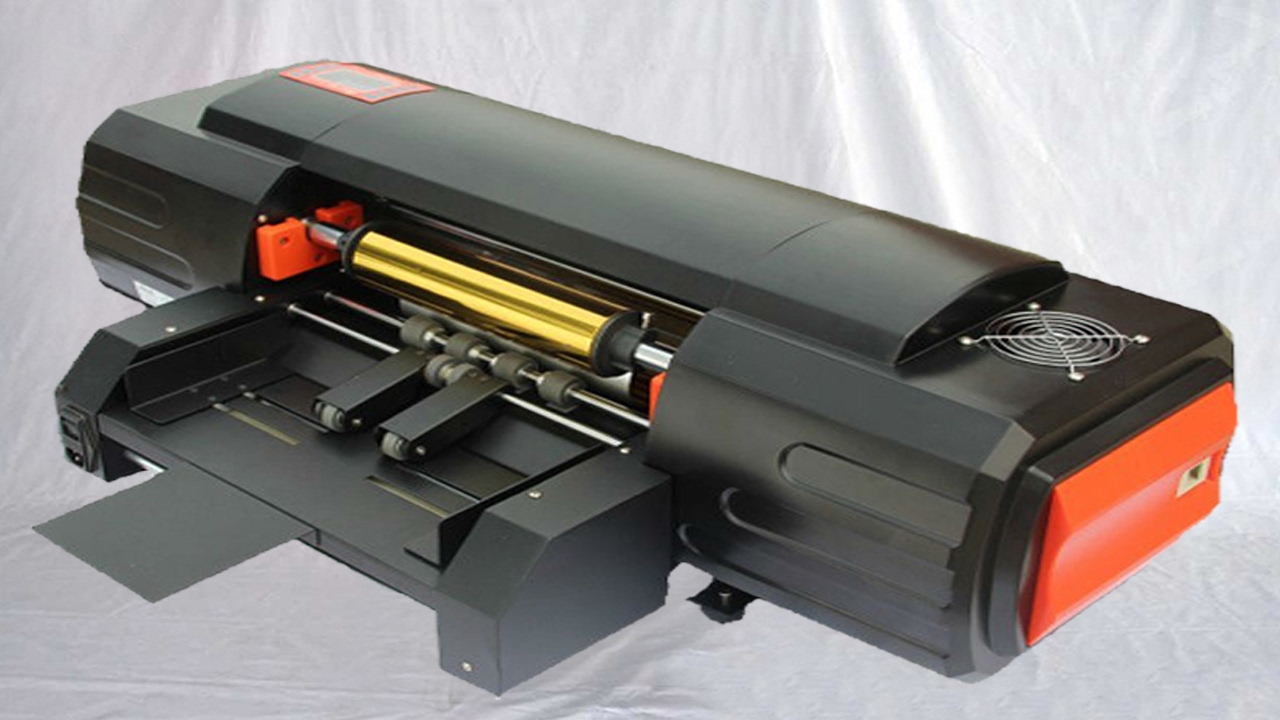 Digital hot stamping machinery foilcraft gold bronzing printer equipment 無版燙金機使用教程