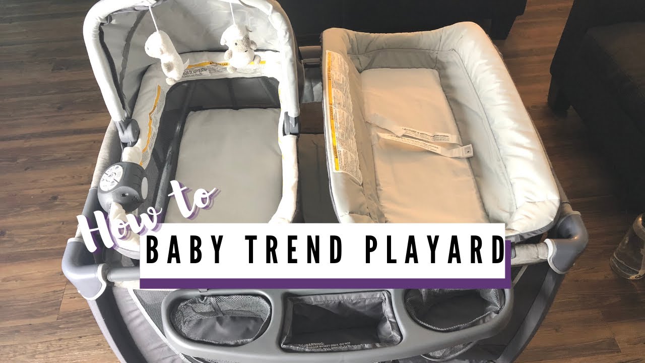 How To Put BABY TREND PLAYARD Pack N Play Together (2023) | Baby Product Tutorial | TheFortitudeFix