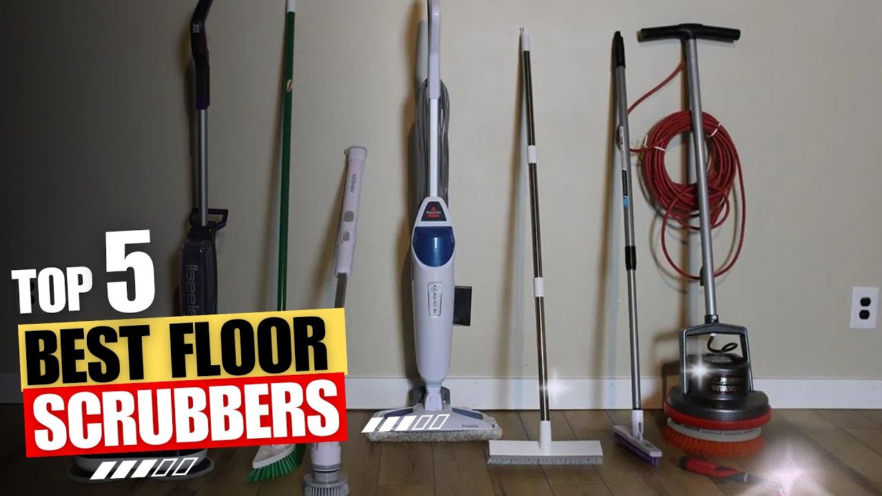 Best Floor Scrubbers (Top 5 Picks) - for Vinyl, Tile, and Wood.