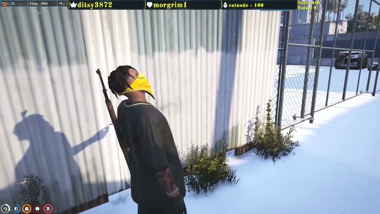 Demon time Damian saves the Vagos from Ballas at Cul De Sac - (Santi, Dami, and Jacob Pov) - GTA5 NP