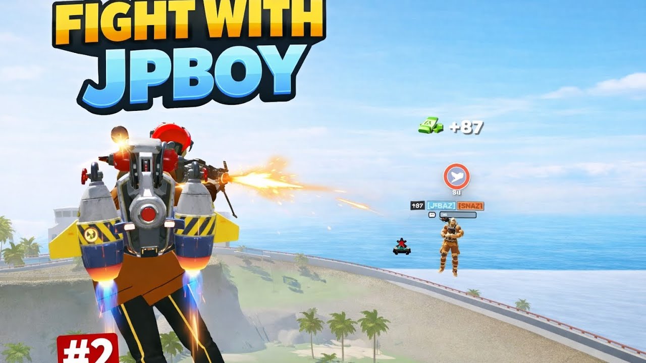 Insane Jetpack Fight With JPBOY #2