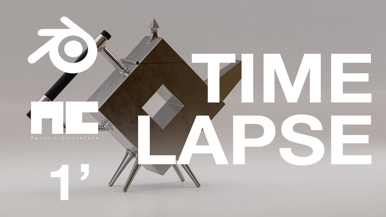 Blender - Dresser teapot - Timelapse