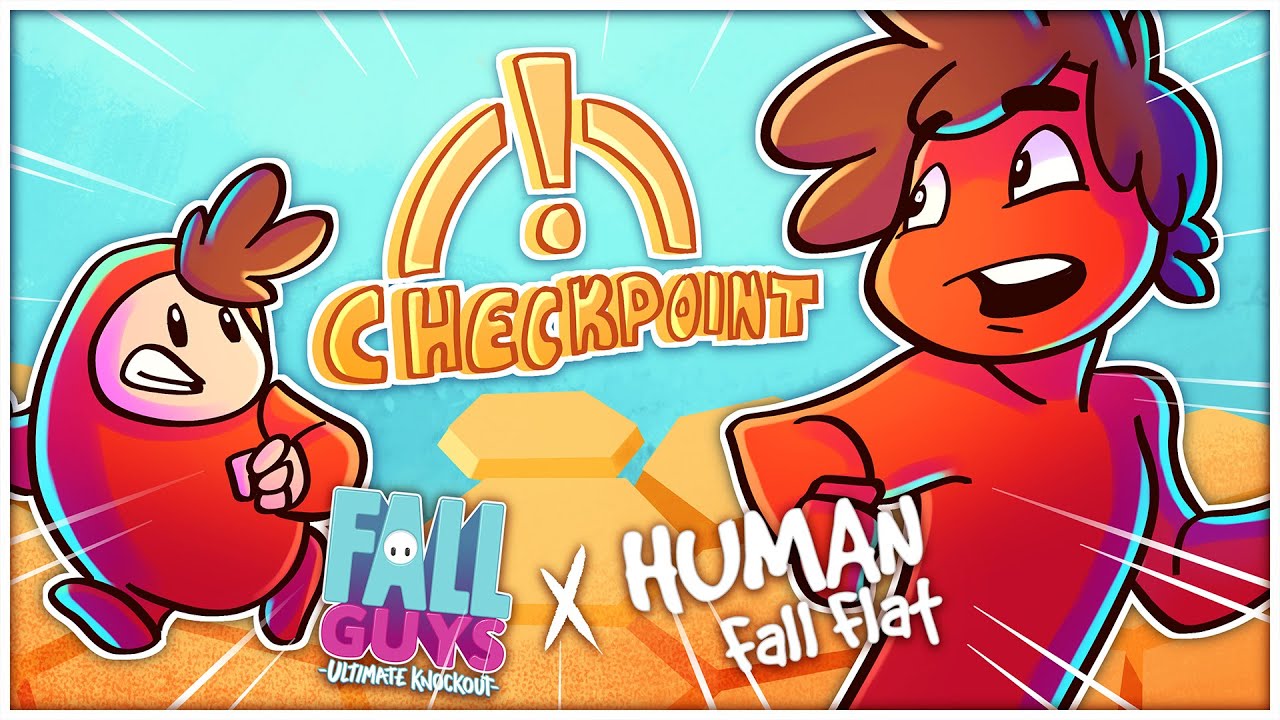 🔥 CHECKPOINT? PO CO TO KOMU - OD POCZĄTKU! | HUMAN FALL FLAT X FALL GUYS