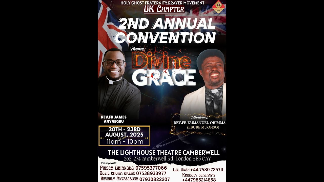 UK CONVENTION 2025 (DAY 1) WITH FR.EBUBE MUONSO || 20TH AUGUST 2025