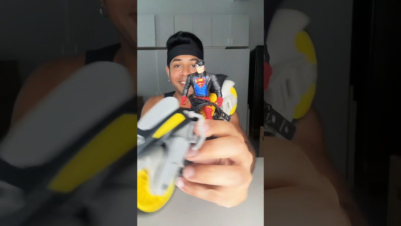 DC action figures in the #90s hit different #superman #batman #90skid #toys #themask #spiderman