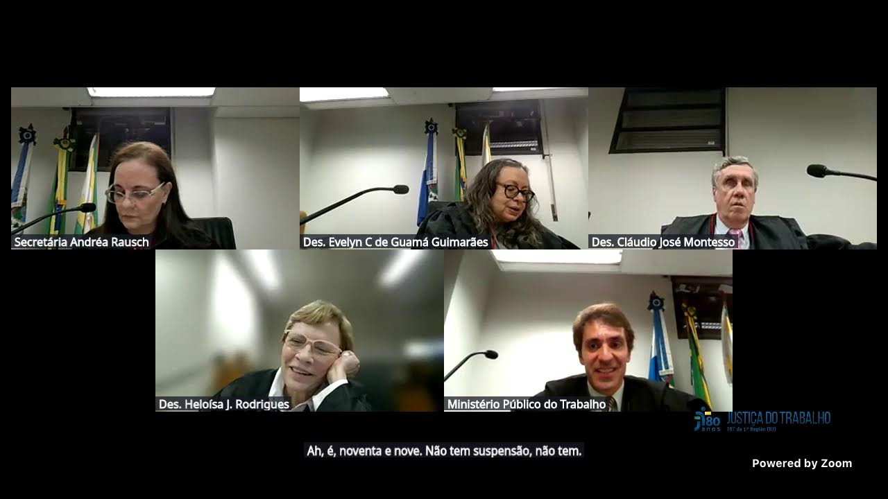 Sessão da 6ª Turma do TRT 1ª região de 07.10.2025