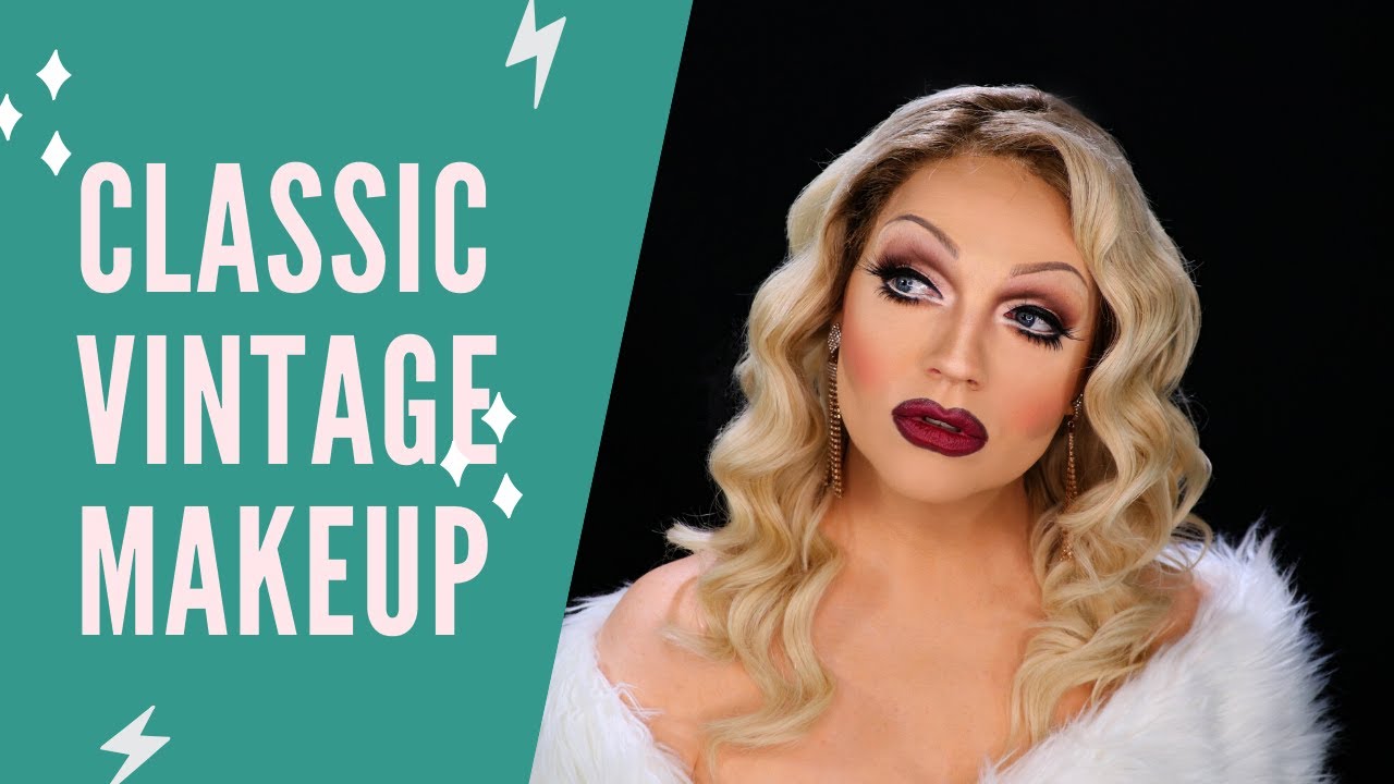 VINTAGE CLASSIC HOLLYWOOD MAKEUP, How to look like a SILVER SCREEN STAR!