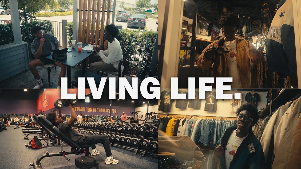 Gym, Thrift, and Good Vibes. | Cinematic Vlog
