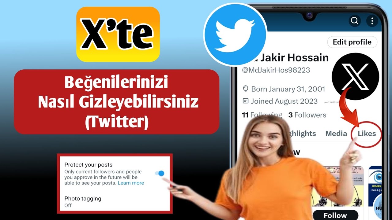 X'te Beğenilerinizi Nasıl Gizleyebilirsiniz (Twitter) | Twitter'da Beğenileri Gizle X (2024)