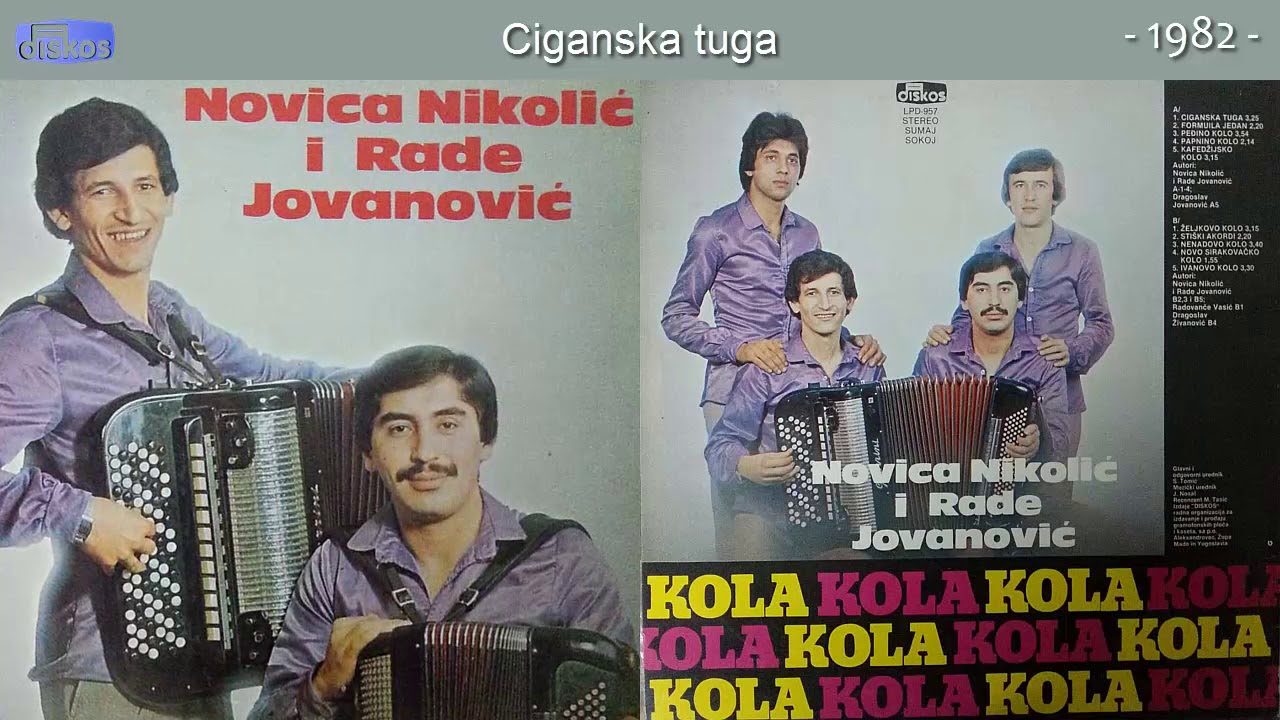 Novica Nikolic i Rade Jovanovic - Ciganska tuga - (Audio 1982)