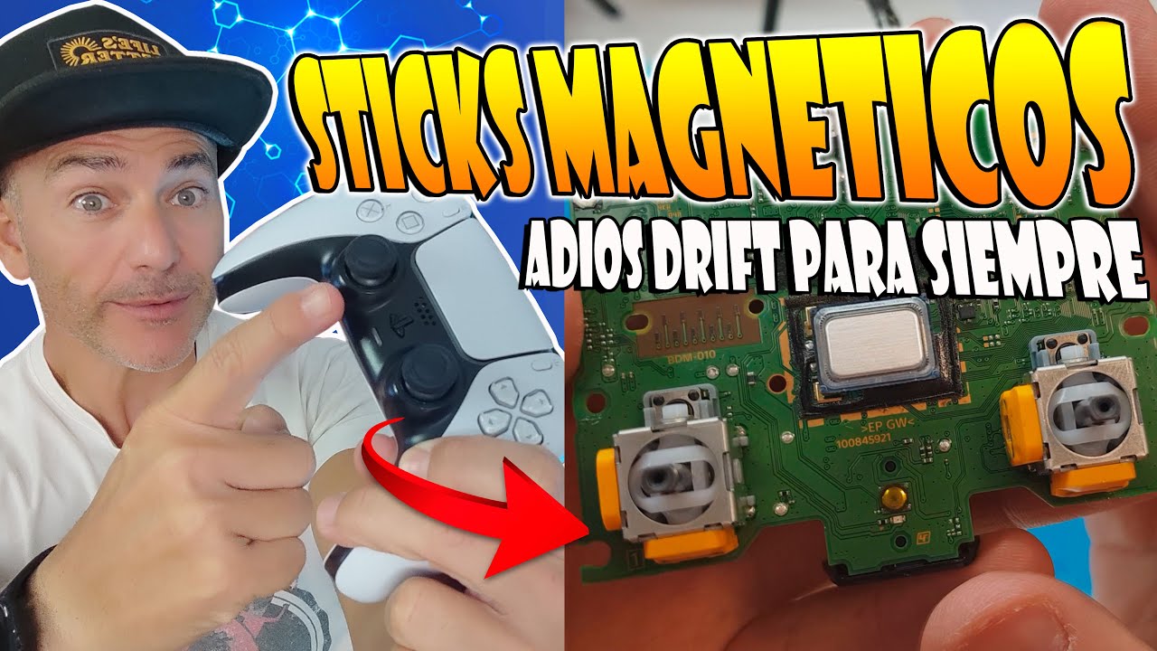 Adiós al DRIFT de por VIDA, Le he puesto STICKS MAGNETICOS a mi mando de PS5 y ahora son IRROMPIBLES