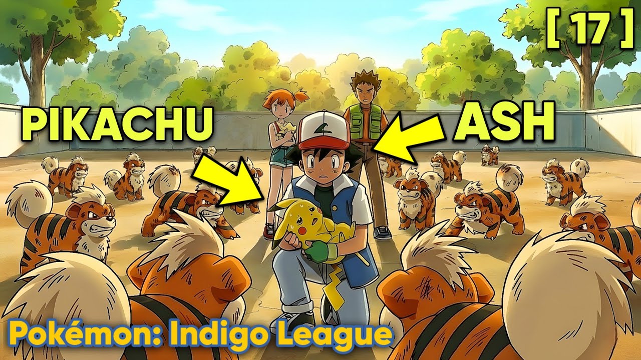 NAKITA NA NI ASH ANG TUNAY NA LAKAS NI PIKACHU | PIKACHU VS GROWLITHE | POKEMON TAGALOG RECAP