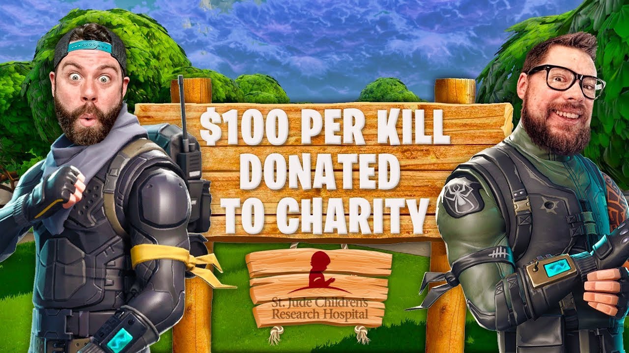 $100 PER KILL DONATED TO CHARITY with NEPENTHEZ!!! - FORTNITE BATTLE ROYALE #ForTheKids