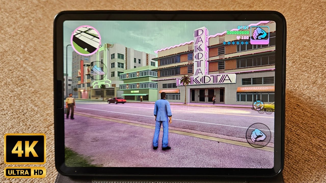 GTA Vice City Definitive Edition Mobile - iPad Pro M2 Handcam Gameplay
