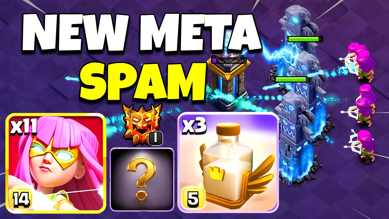 NEW META SPAM ATTACK IS BROKEN Legend League🔥 th18 attack strategy in coc