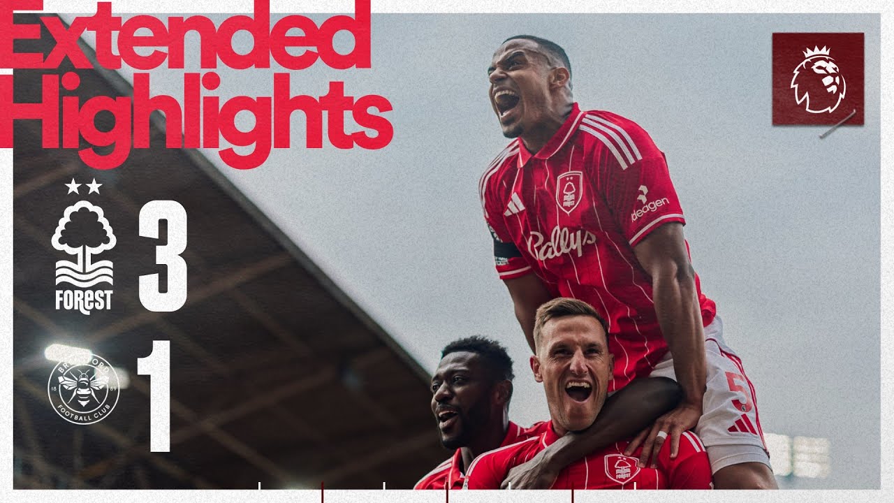 Chris Wood Double & Ndoye Debut Goal! 😍 | Forest 3-1 Brentford | Extended Premier League Highlights