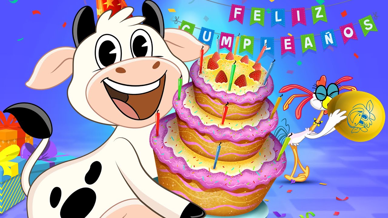 Feliz Cumpleaños con La Vaca Lola | Canciones Infantiles