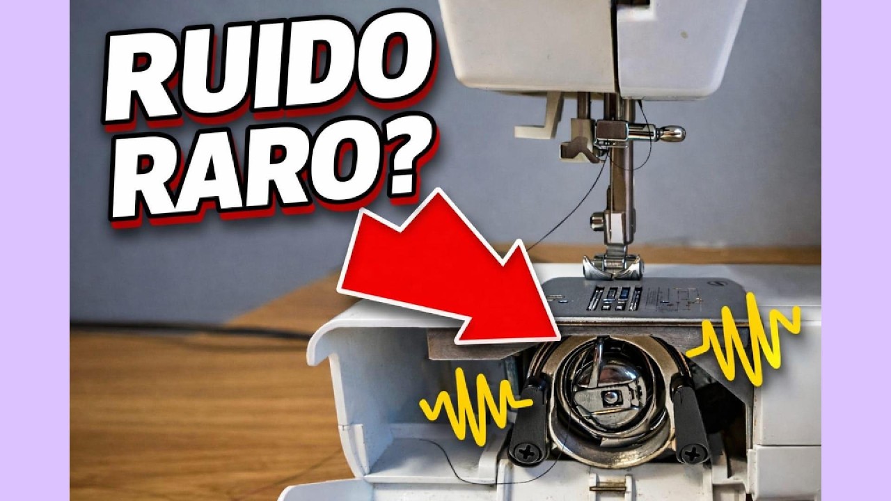 ¿Tu máquina de coser hace ruido? 5 cosas que debes revisar
