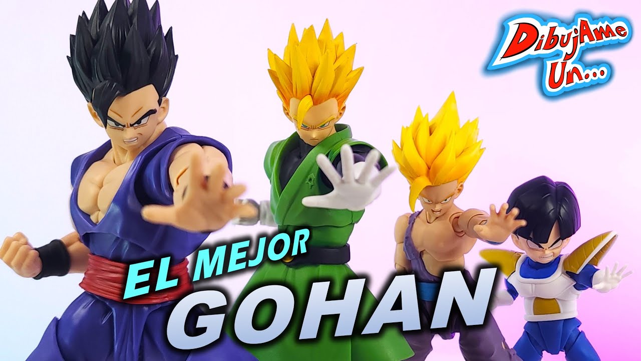 ¿Cual es  la MEJOR figura de GOHAN? Review Ultimate GOHAN Super Hero S H figuarts || DibujAme Un...
