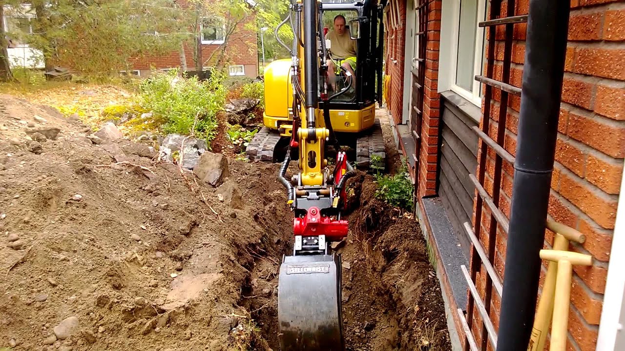 Malmatransport - Dr&auml;nering av husgrund